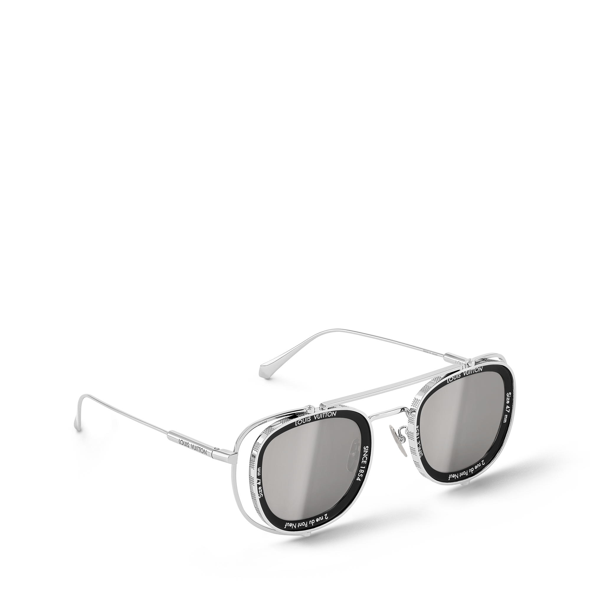 ☆SKY☆プロフィール必読！ ！！ LOUIS VUITTON LV Super Vision Metal Pilot Square Sunglasses . - Sunglasses